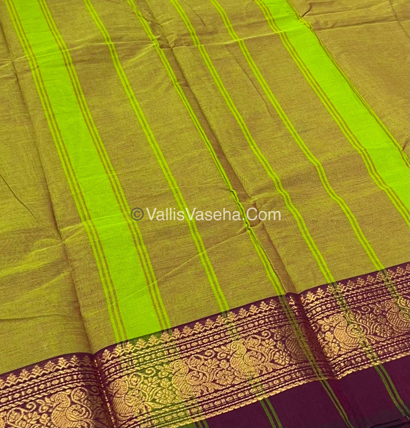 Kanchi Cotton Saree - VVKCS015