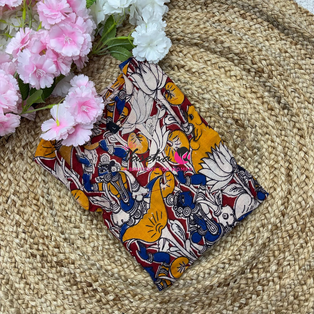 Ready Made - Kalamkari Frock  - VVRKF003