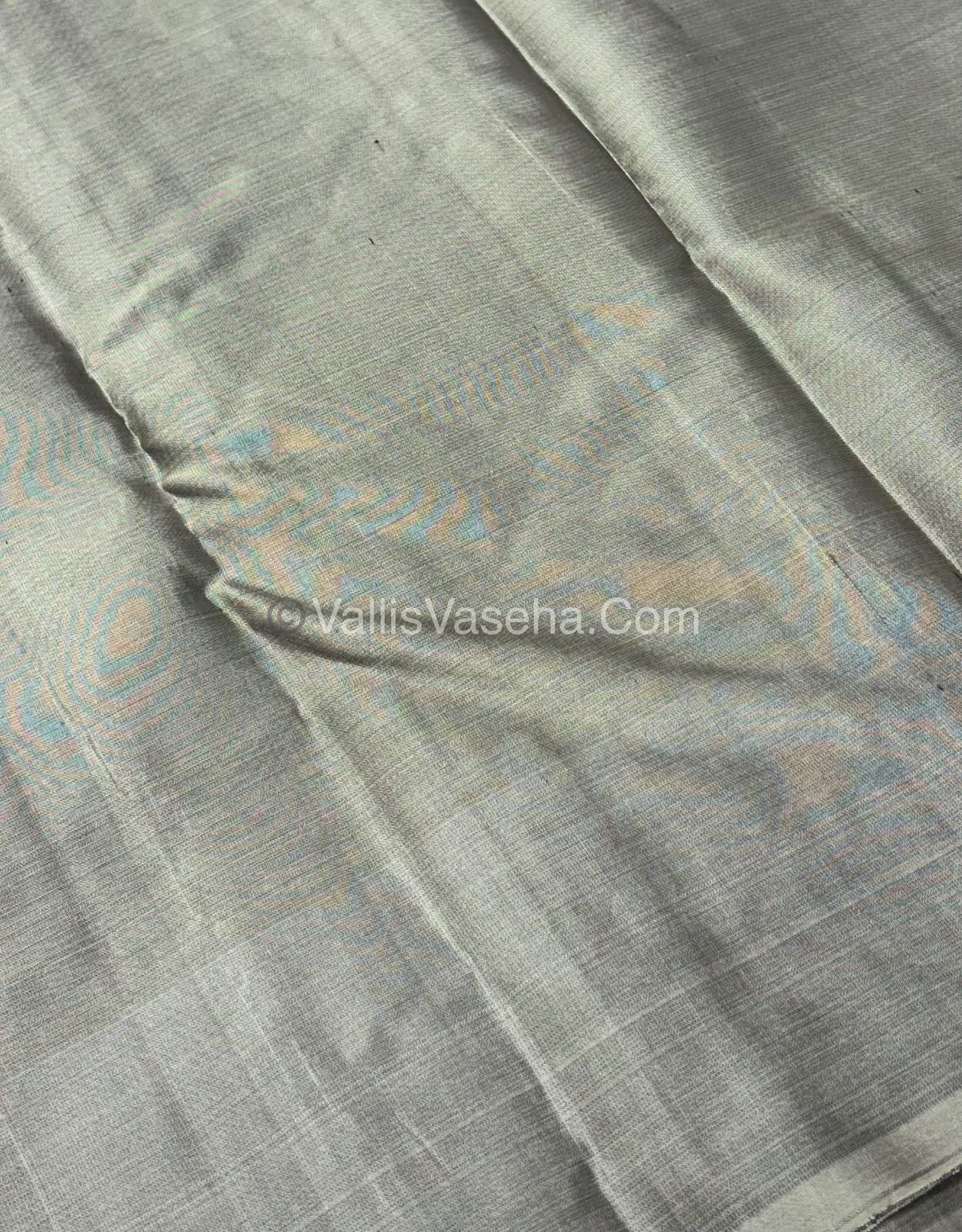 Half Mix - Pure Soft Silk Saree - VVPSS054