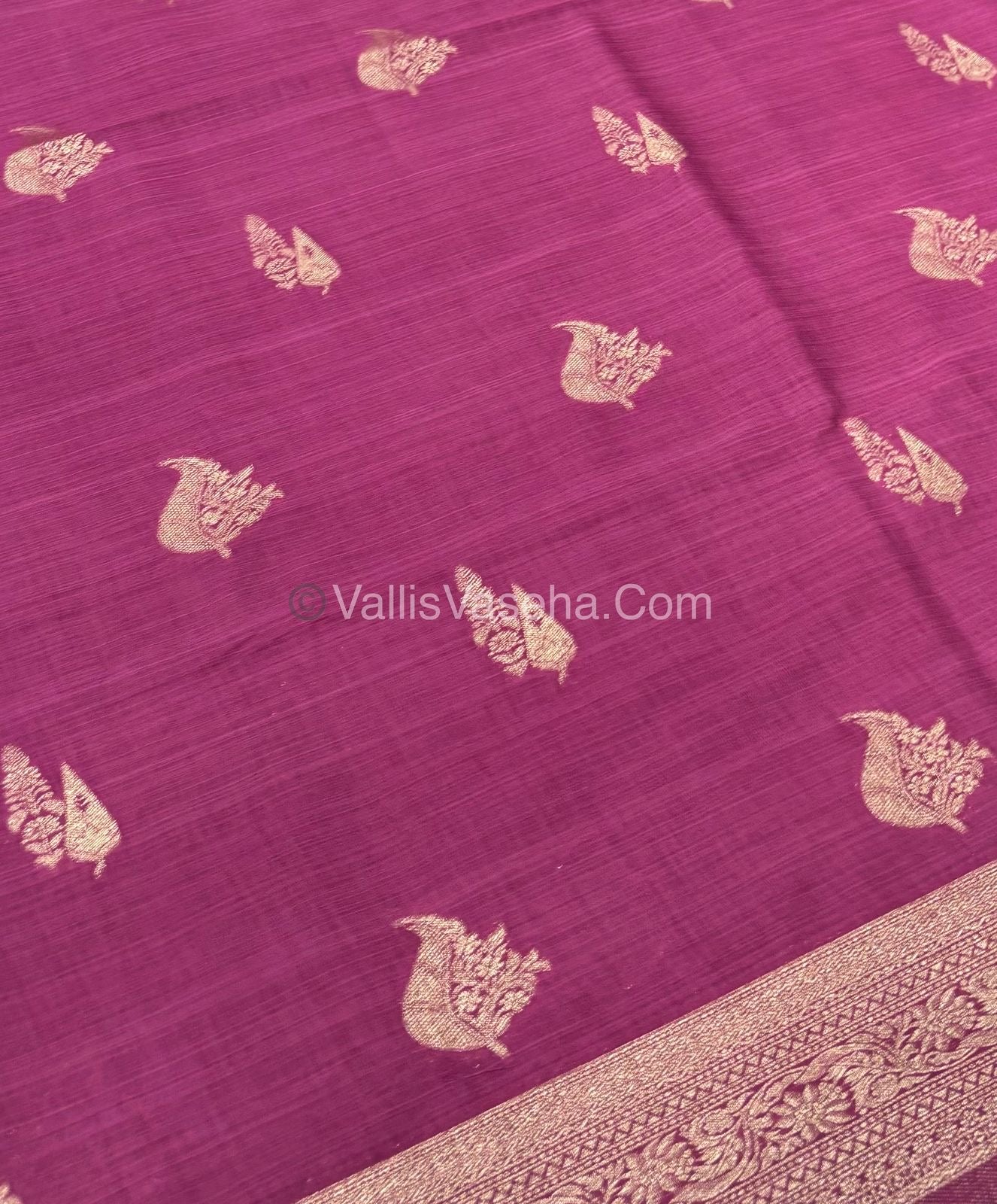 Banarasi - Heritage Silk - Semi Kathan Silk -  Onion Pink Shade - VVBHS009