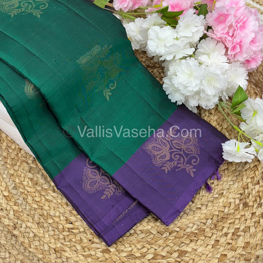 Half Mix - Pure Soft Silk Saree - VVPSS043
