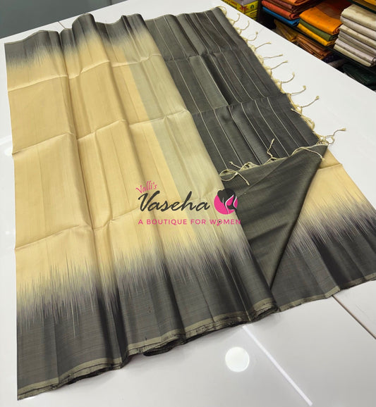 Pure Soft Silk Saree /Jute Duppion Silk - VVPJS001