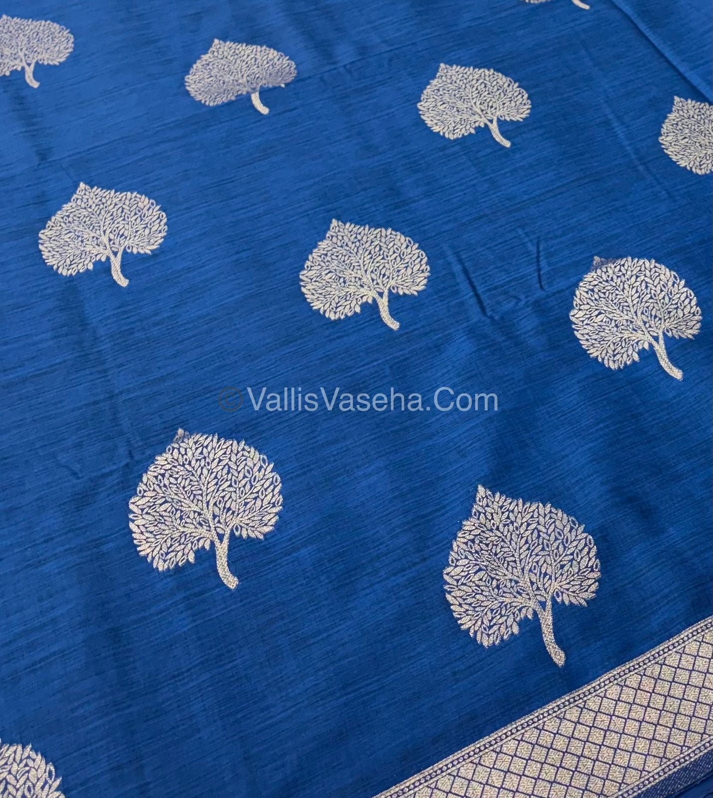 Banarasi - Heritage Silk - Semi Kathan Silk -  Blue Shade - VVBHS007