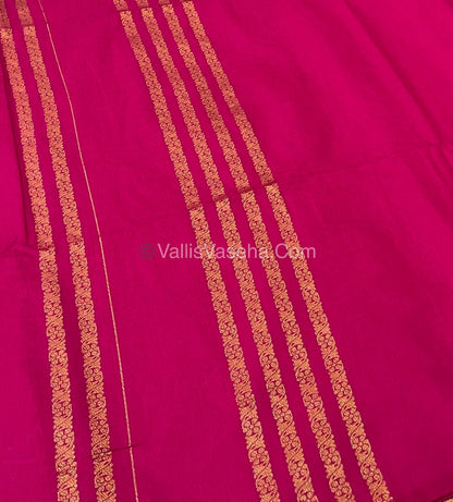 Mulberry Semi Silk - Dark  pink  Shade - VVMSS001