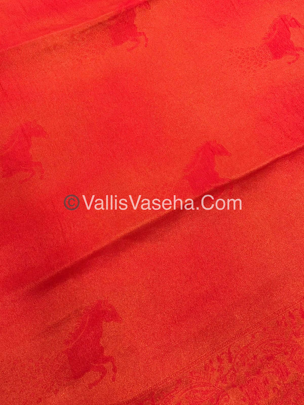 50% less - Offer Saree - Semi Soft silk Saree   - VVDS005