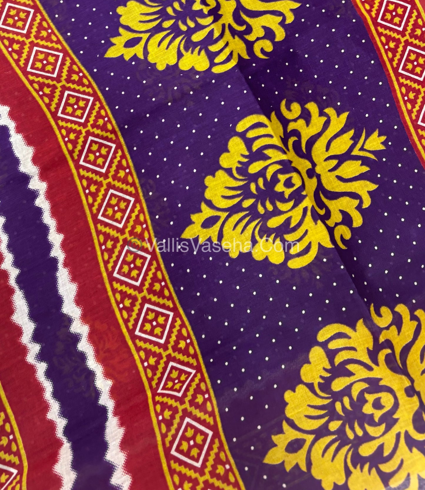 Pure Cotton Voile Saree | VVPVC005