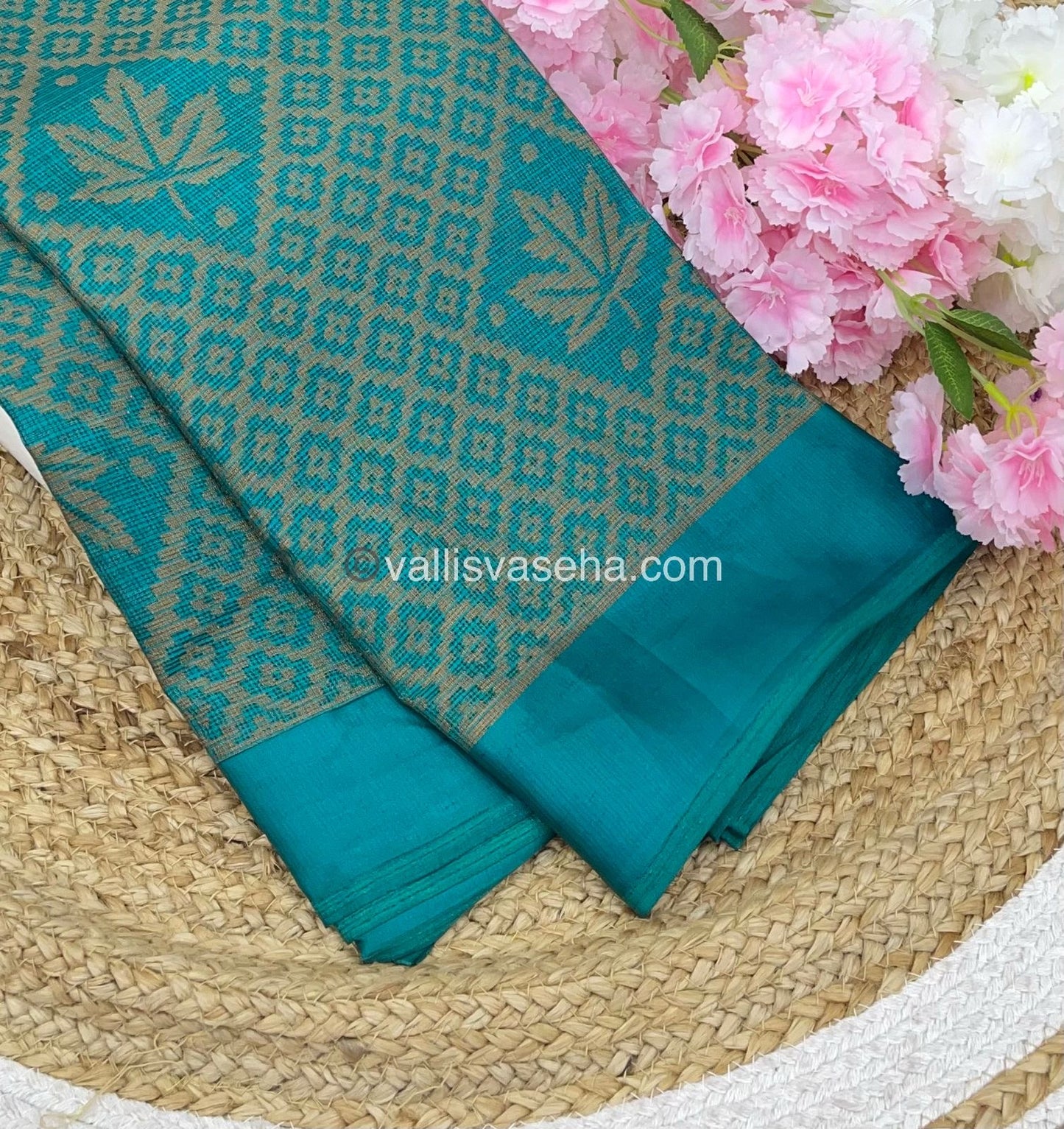 Mixed Cotton Brasso Saree - VVBS001
