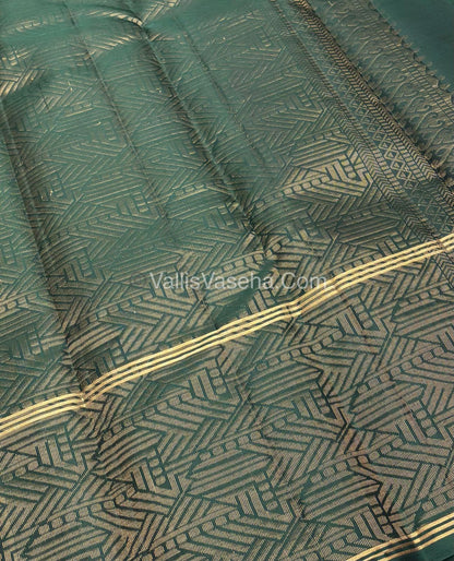 Half Mix - Pure Soft Silk Saree - Long Retta Petta Border with Butta - VVPSS050