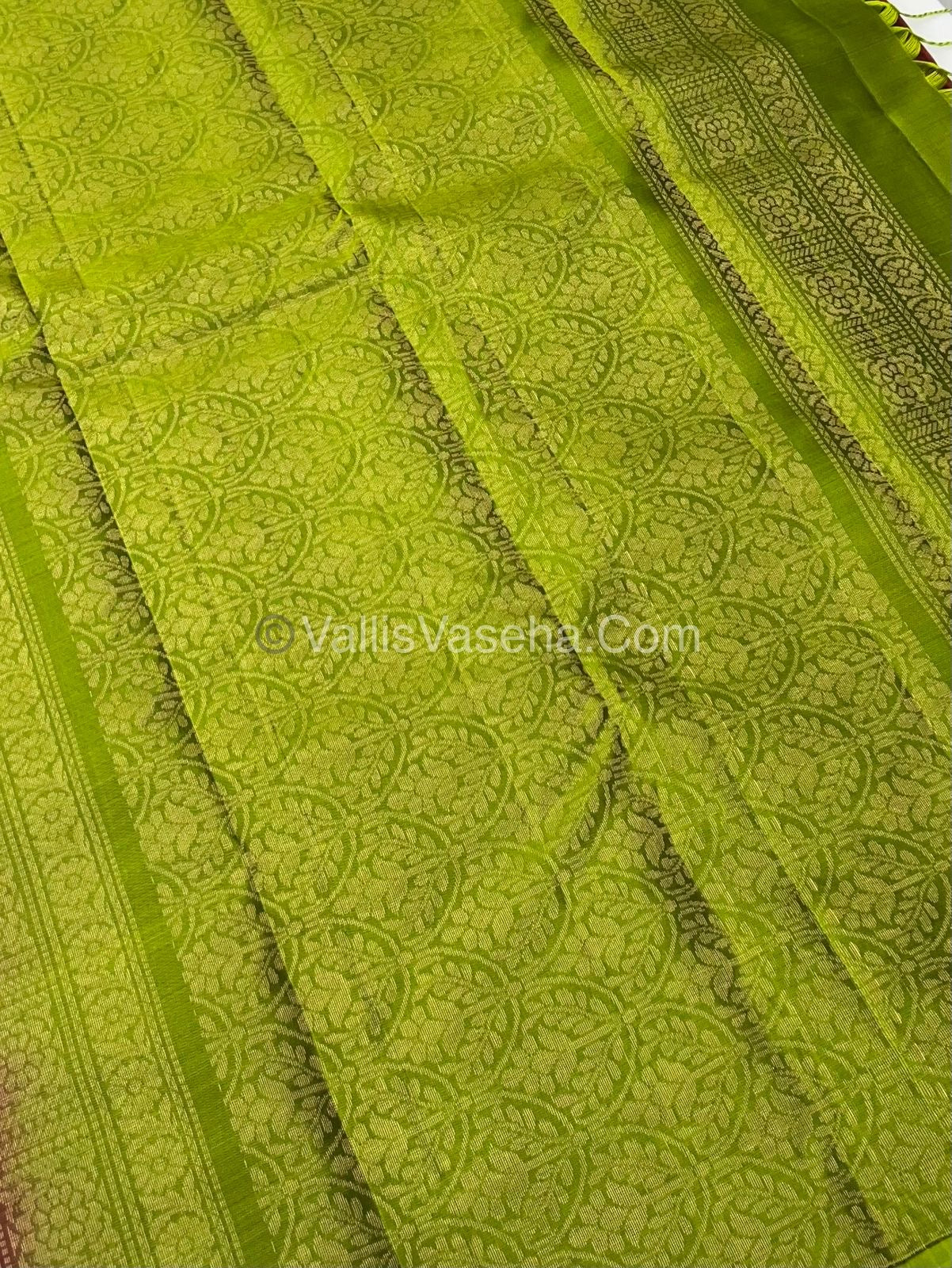Half Mix - Pure Soft Silk Saree - VVPSS030