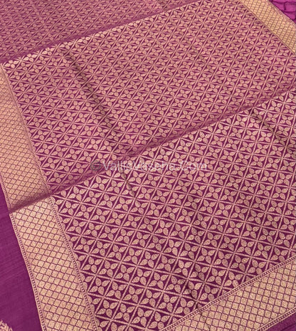 Banarasi - Heritage Silk - Semi Kathan Silk -  Onion Pink Shade - VVBHS007