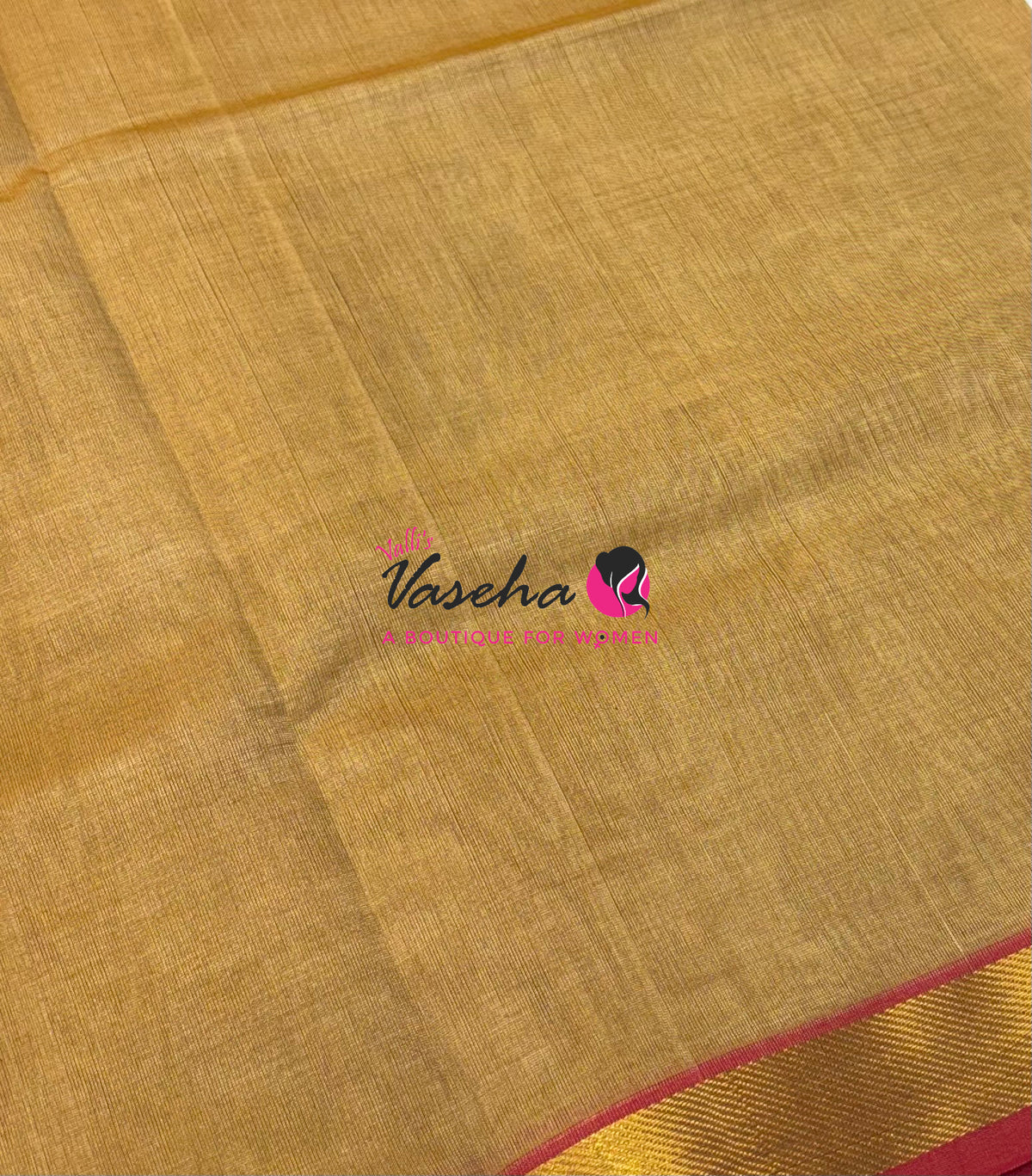 Pure Silk Cotton Sarees - Cream With Pink - VVPSC017