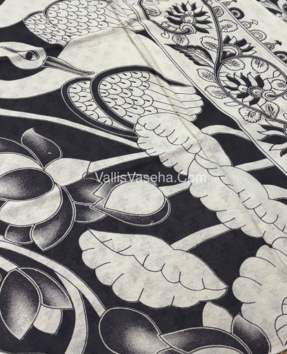 Pure Kalamkari Cotton Saree - VVPKC002