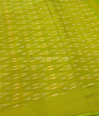 Ikkat Mercerised Cotton Saree - VVIKS001
