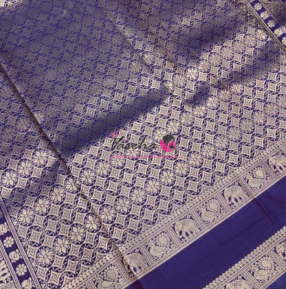 Semi Soft Silk - Onion Pink With Purple- VVSSS036