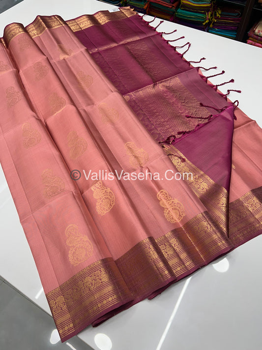 Pure Soft Silk Saree - Kanchi Border - VVPSS033