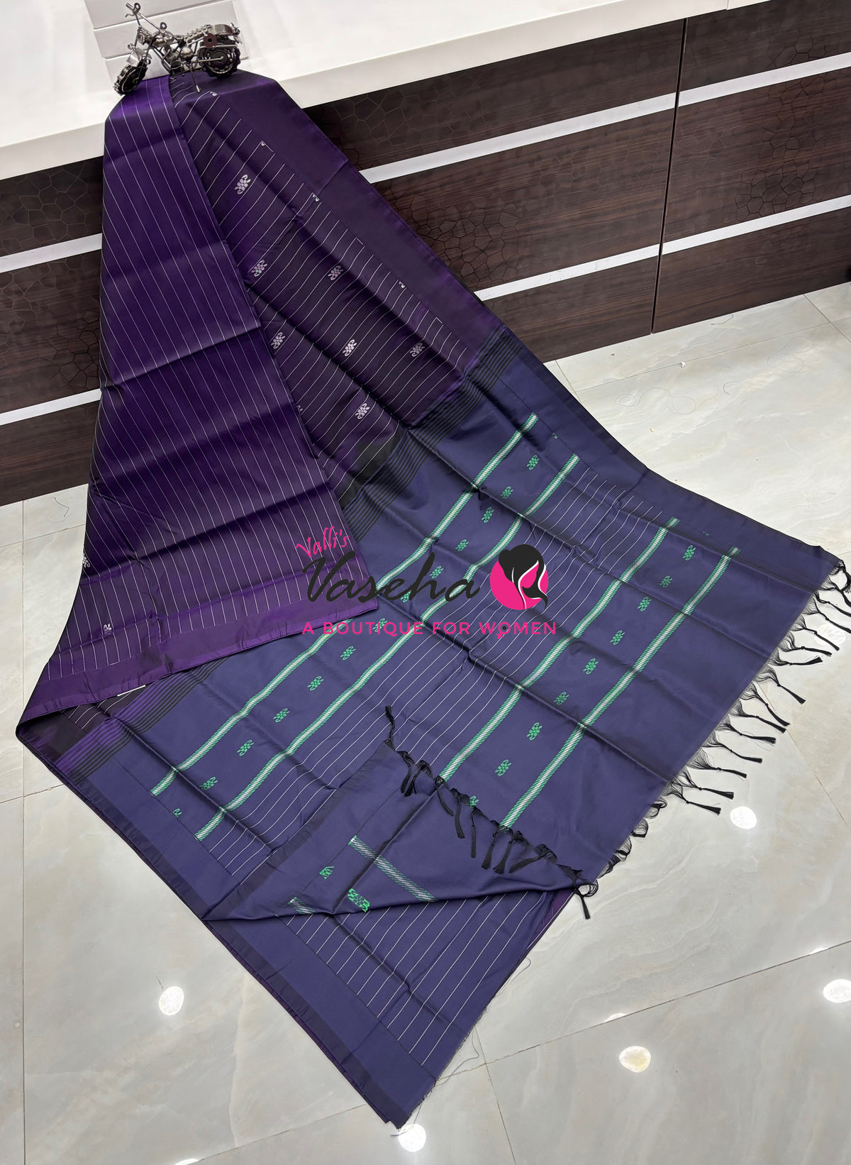 Vazhai Pattu Saree / Banana Pith - With Blouse - VVVPS003