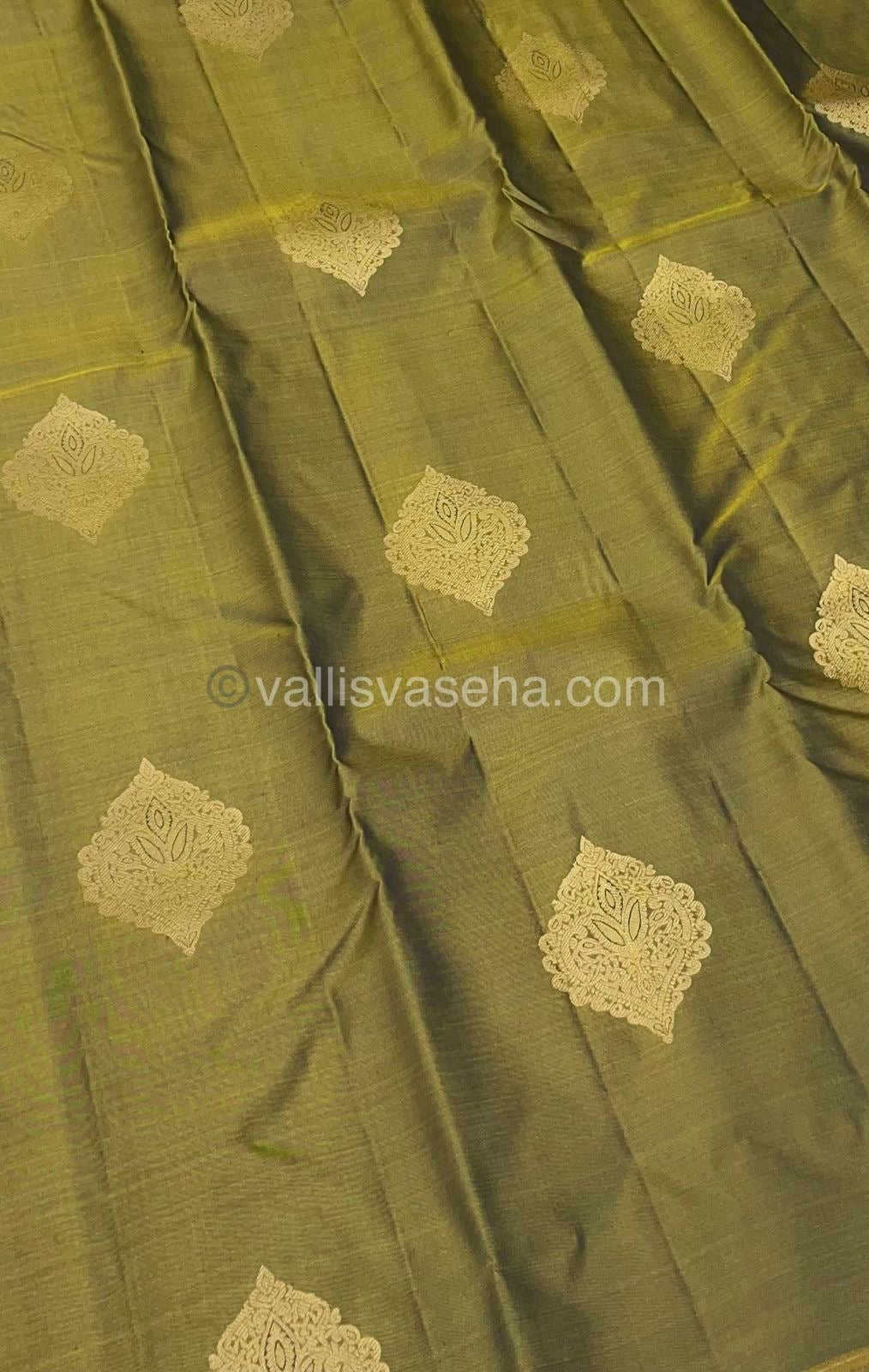 Pure Soft Silk Saree - Light weight - Mehandhi Green Shade - VVPSS025