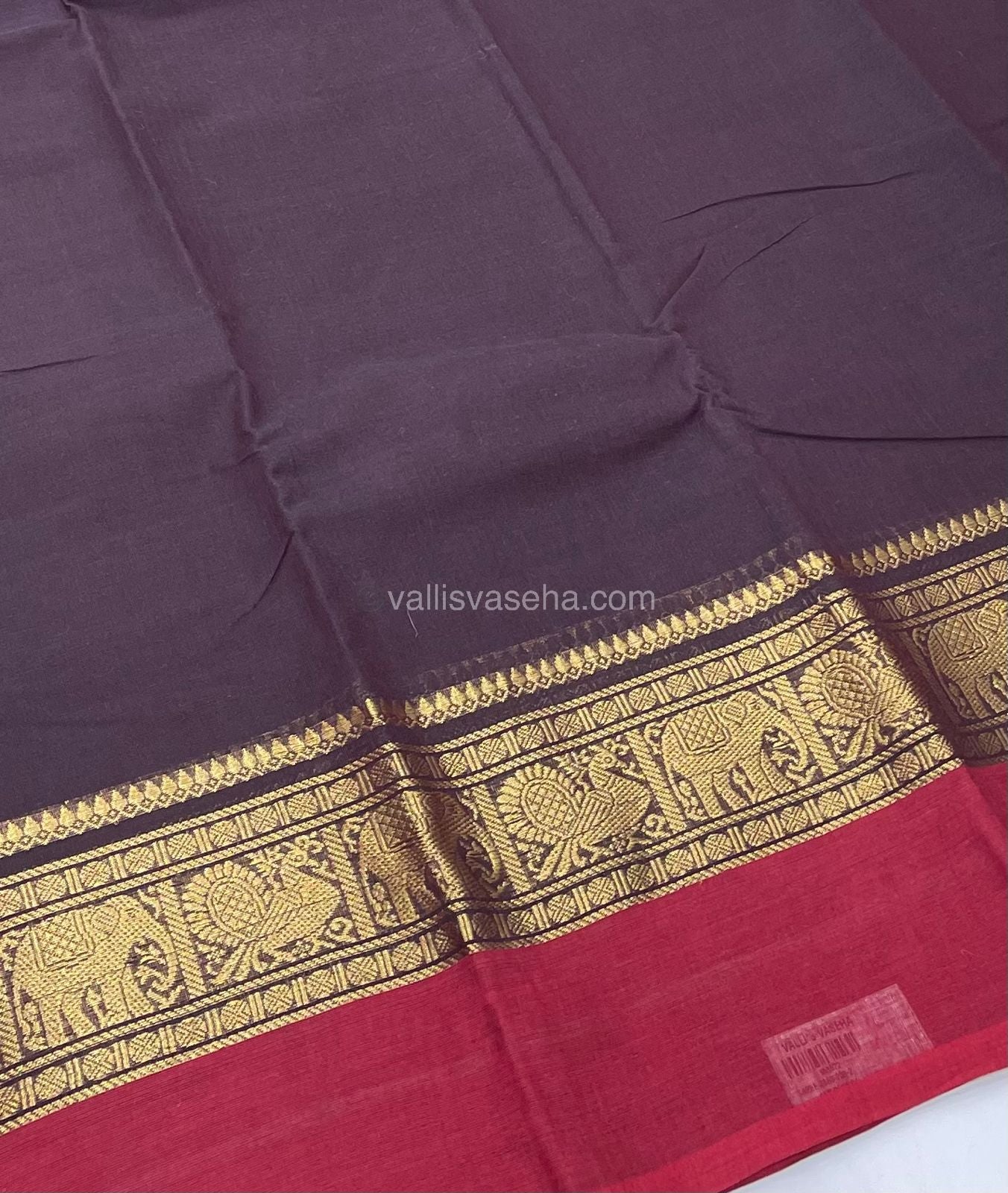 Kanchi Cotton Saree - VVKCS006