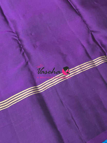 Half Mix - Pure Soft Silk Saree - Retta Petta Border - VVPSS154