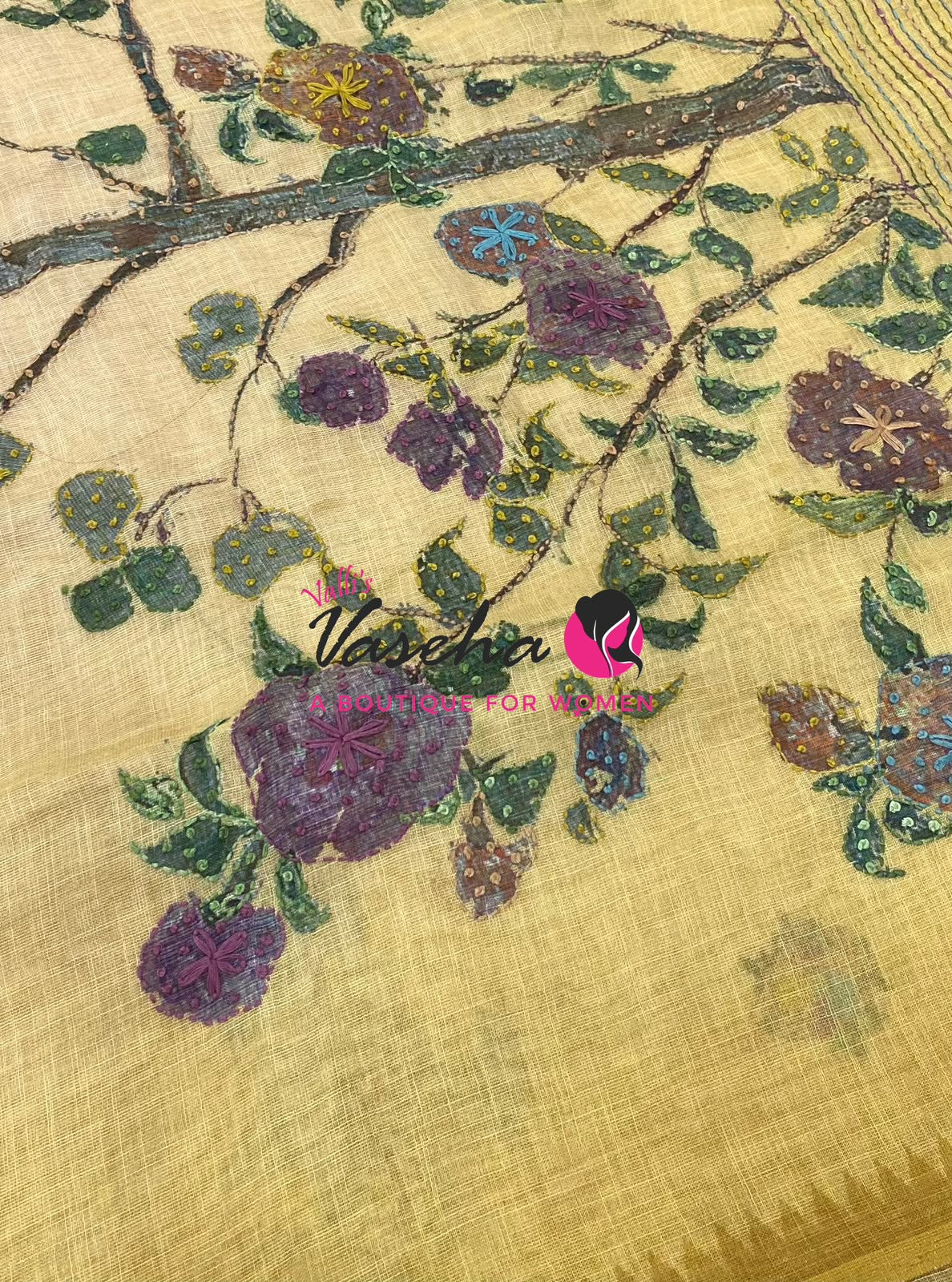 French Knot - Tissue Saree  - VVLFN024