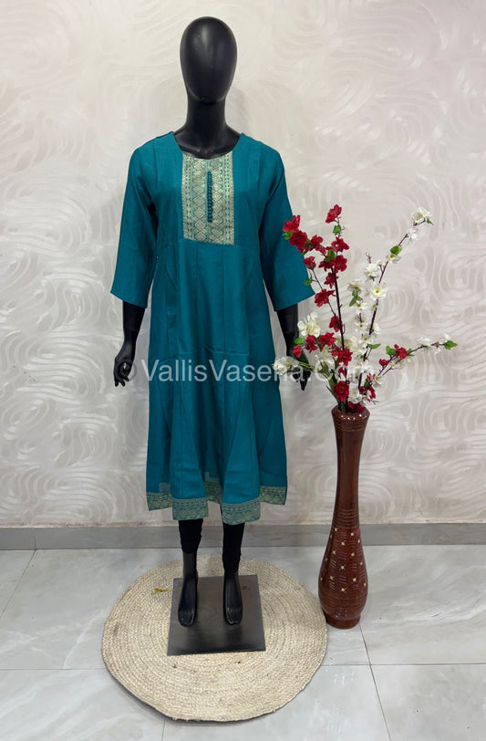 Ready Made - Anarkali - Vichitra Silk -   VVRAK001