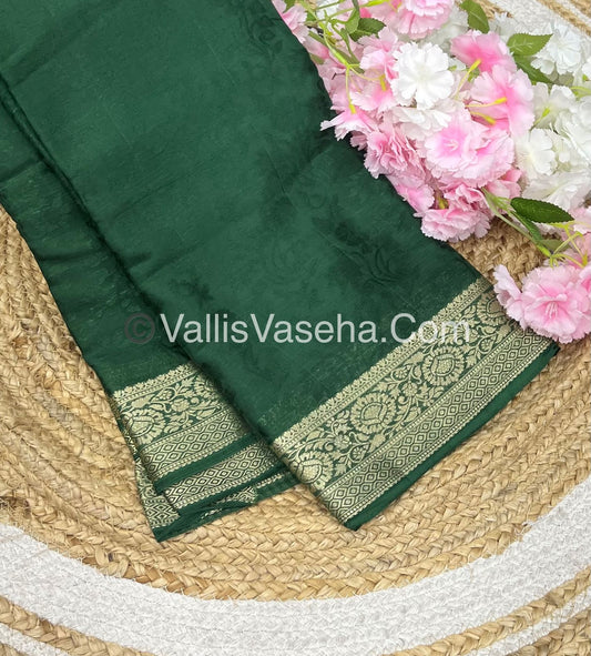 Semi Viscose / Semi Mysore Crepe Silk Variety - Embossed Design - VVSMC002