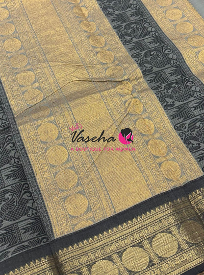 Kanchi Cotton Saree - VVKCS023