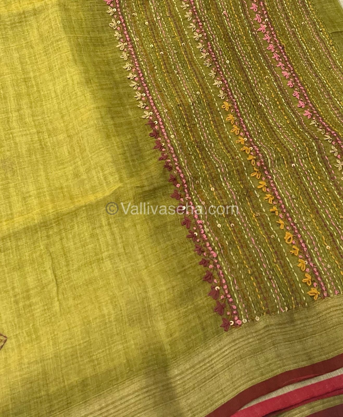 French Knot - Tissue Saree -  VVLFN001