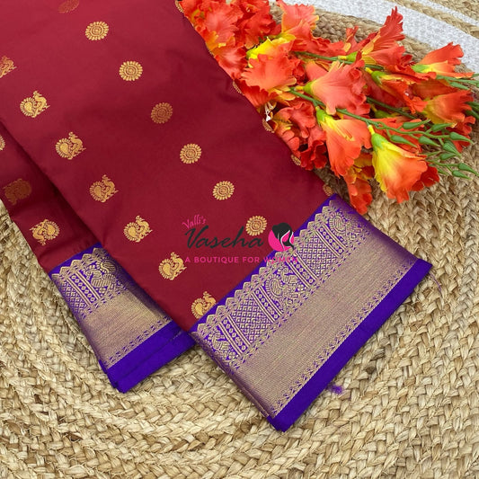 Semi Kanchi Silk - VVSKS015