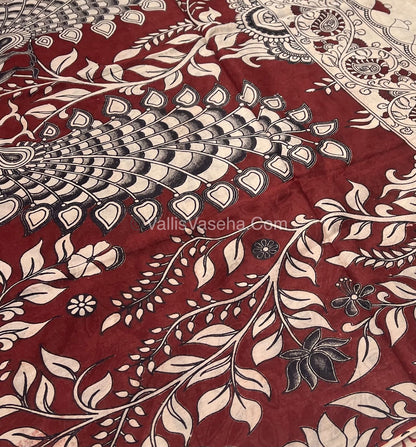 Pure Kalamkari Cotton Saree - VVPKC002
