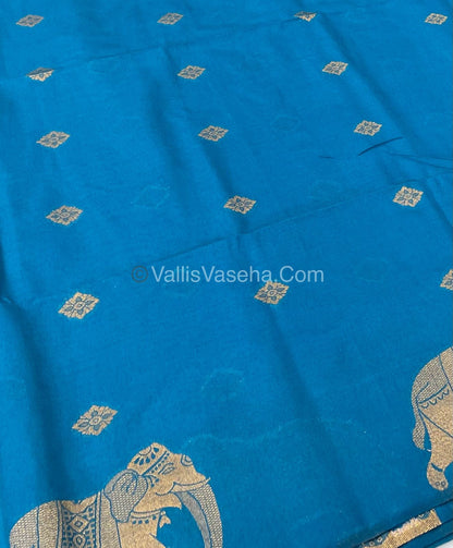 Mulberry Semi Silk - Ramar Blue Shade - VVMSS001
