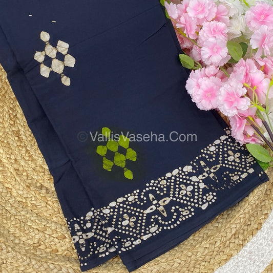 Pure Soft Mul Mul Cotton Sarees - Hand Block Prints - VVMMC003
