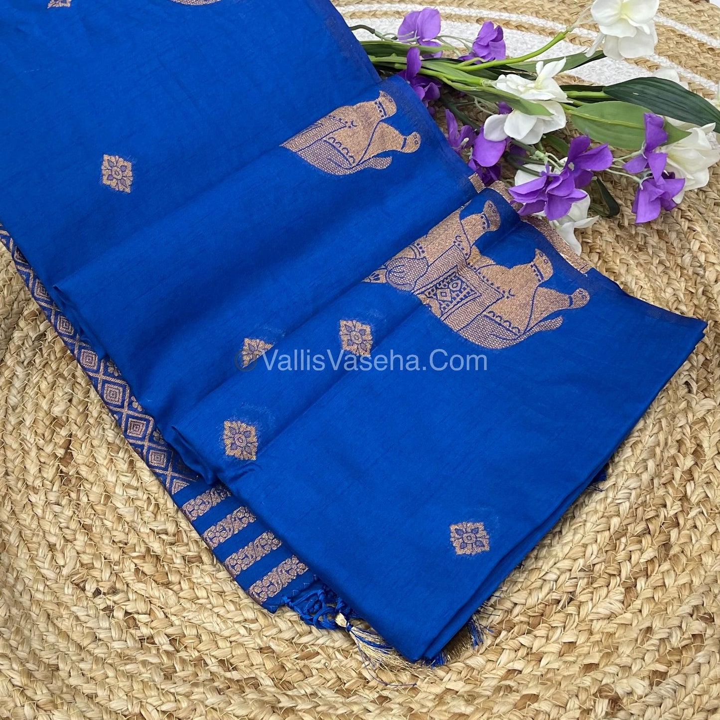 Mulberry Semi Silk - Blue Shade - VVMSS001