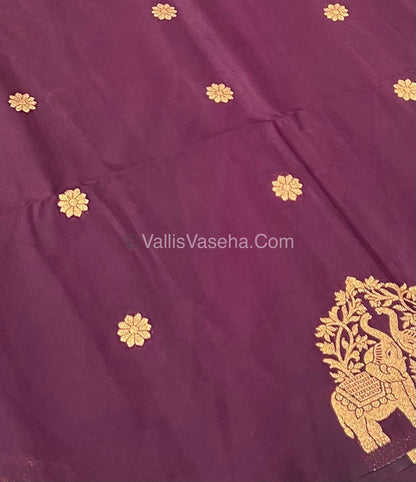 Mulberry Semi Silk - Wine Shade - VVMSS003