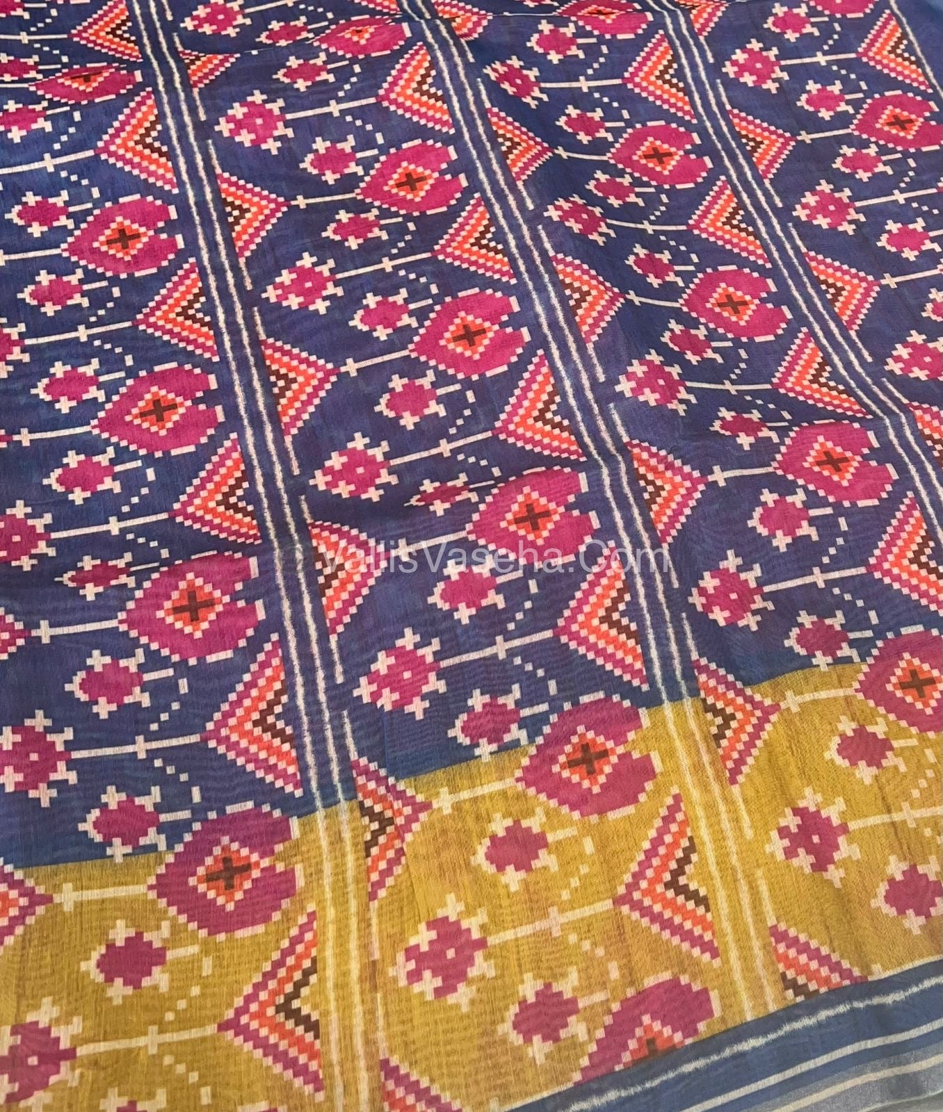 Semi Tussar Saree  - VVSTS009