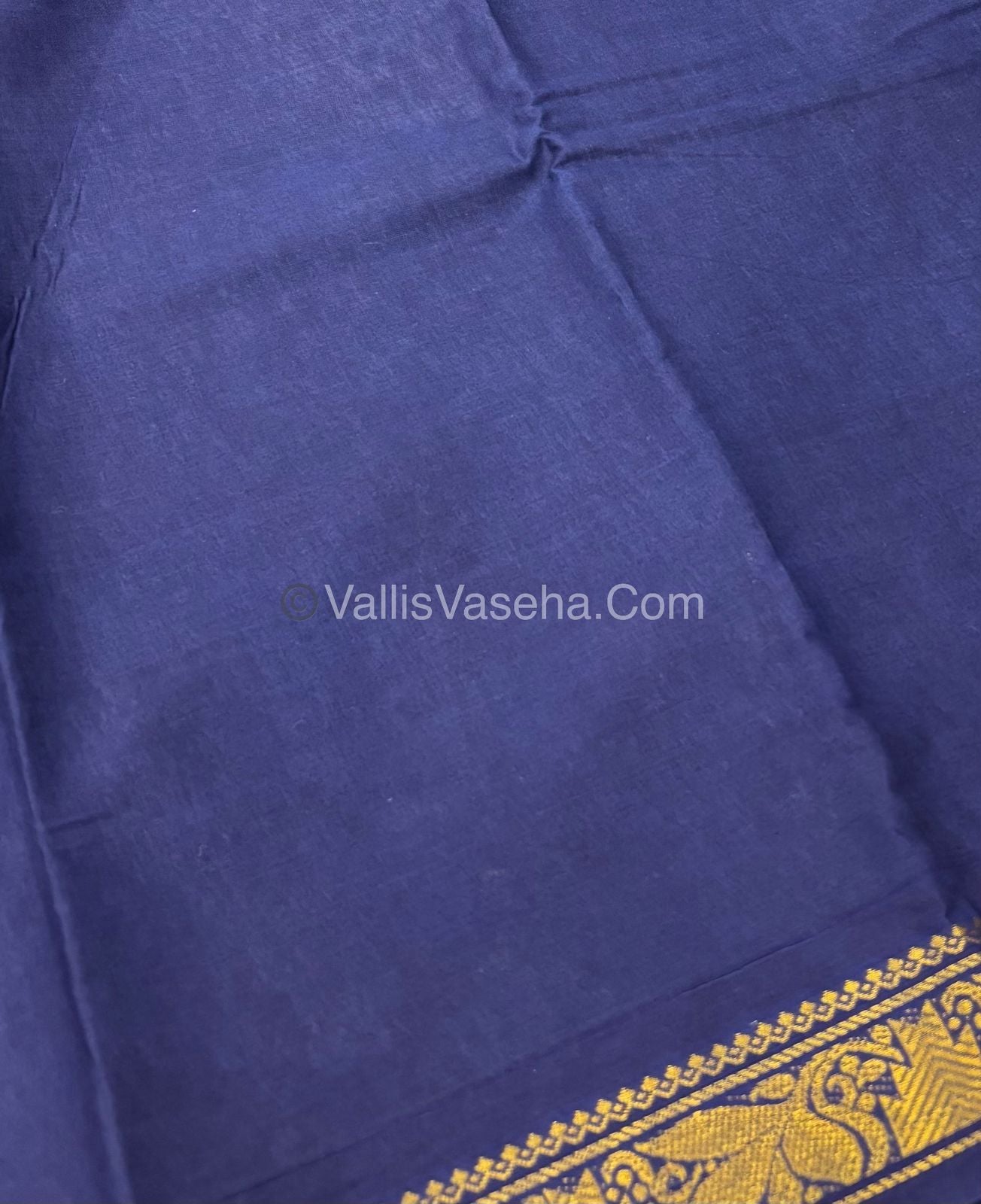 Sungudi Cotton Saree  - Kolam Print  - VVSKP001