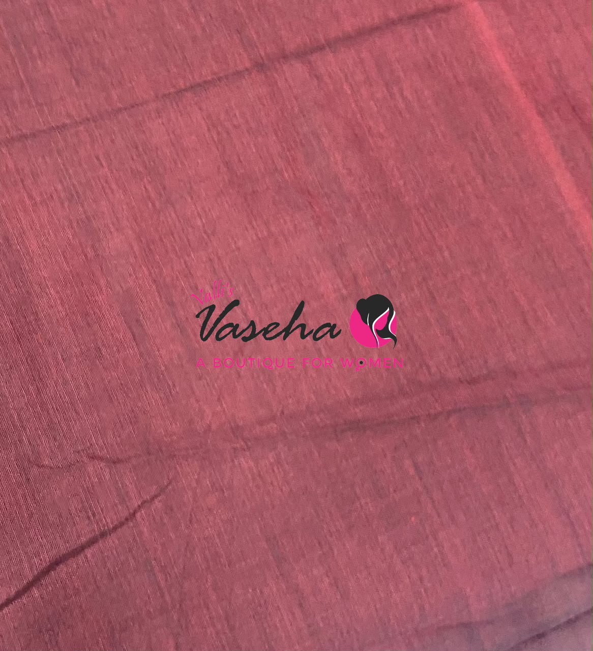Handloom Cotton Sarees  - Meroon Shade - VVKC001