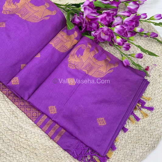 Mulberry Semi Silk - Very Light Lavender Shade - VVMSS001