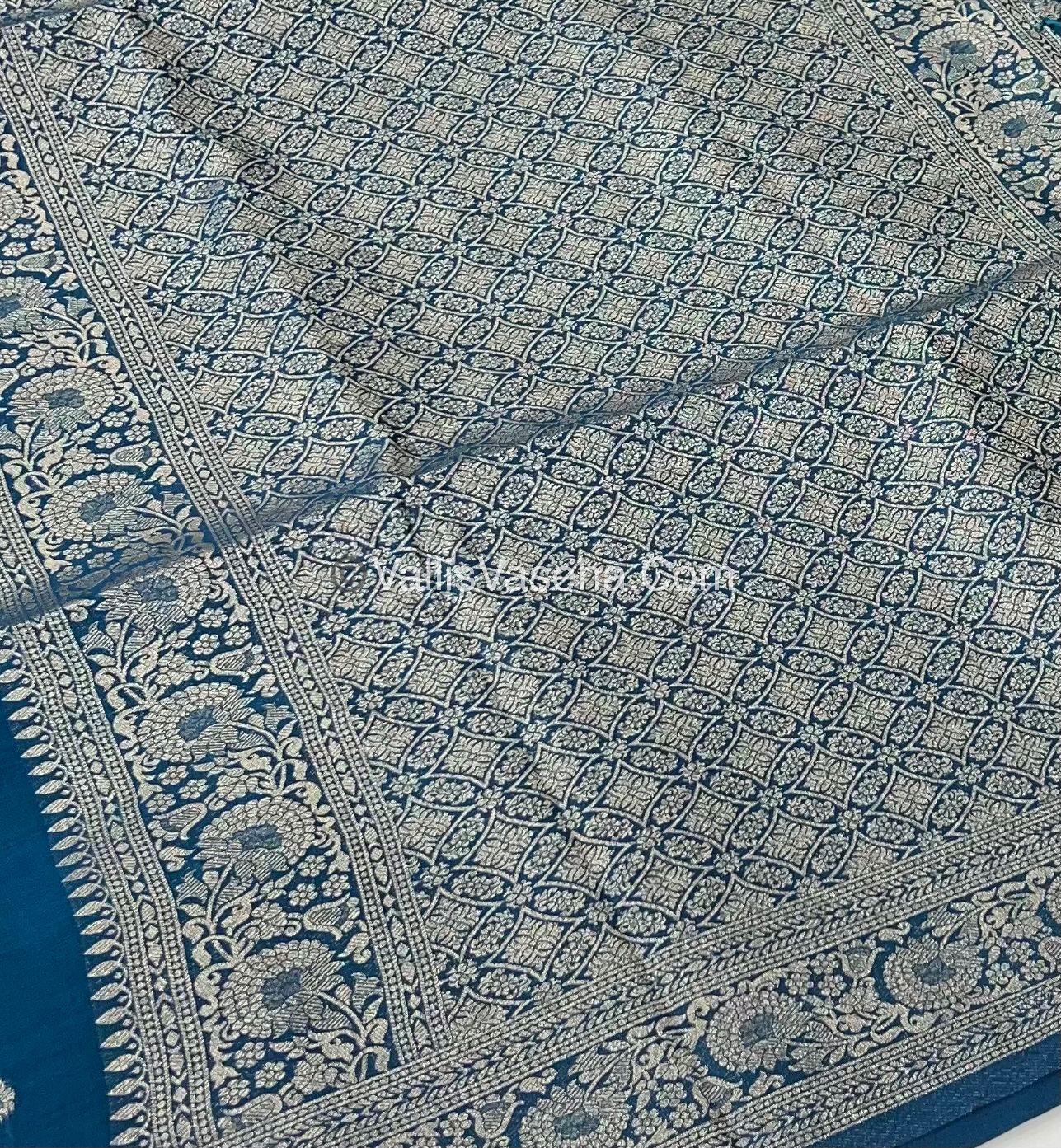 Banarasi - Heritage Silk - Semi Kathan Silk - Ramar Blue Shade- VVBHS004