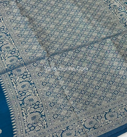 Banarasi - Heritage Silk - Semi Kathan Silk - Ramar Blue Shade- VVBHS004