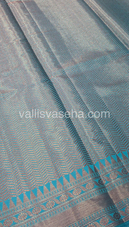 Banarasi - Copper Zari Saree - VVCZ001