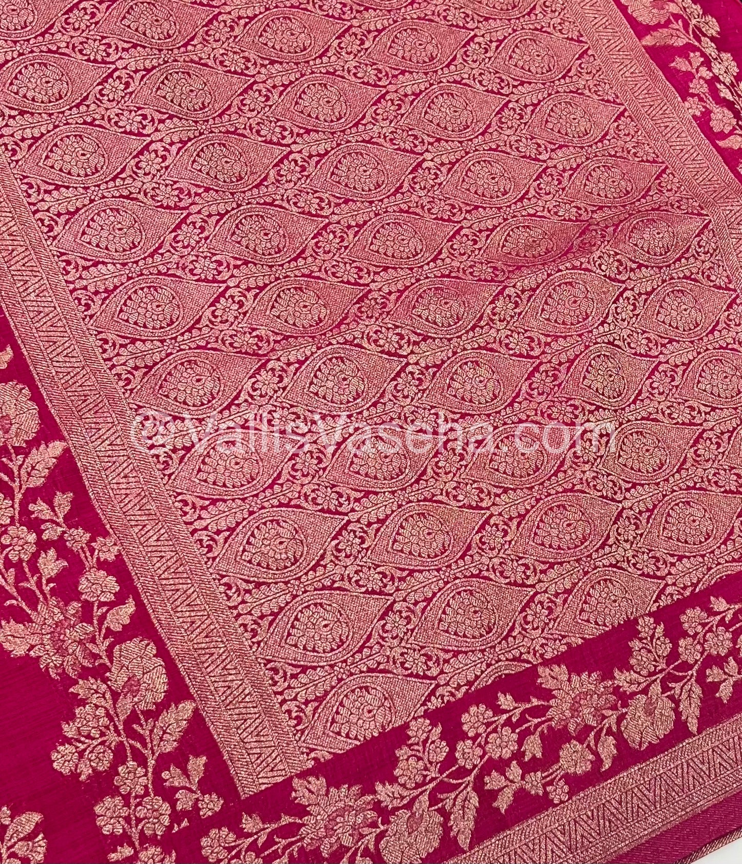 Banarasi - Heritage Silk - Semi Kathan Silk -   Pink Shade - VVBHS008