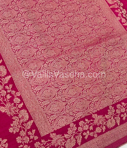 Banarasi - Heritage Silk - Semi Kathan Silk -   Pink Shade - VVBHS008