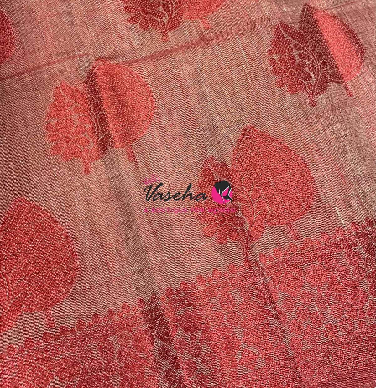 40% less - Offer Saree - Semi Banarsi Silk Saree - VVDS008