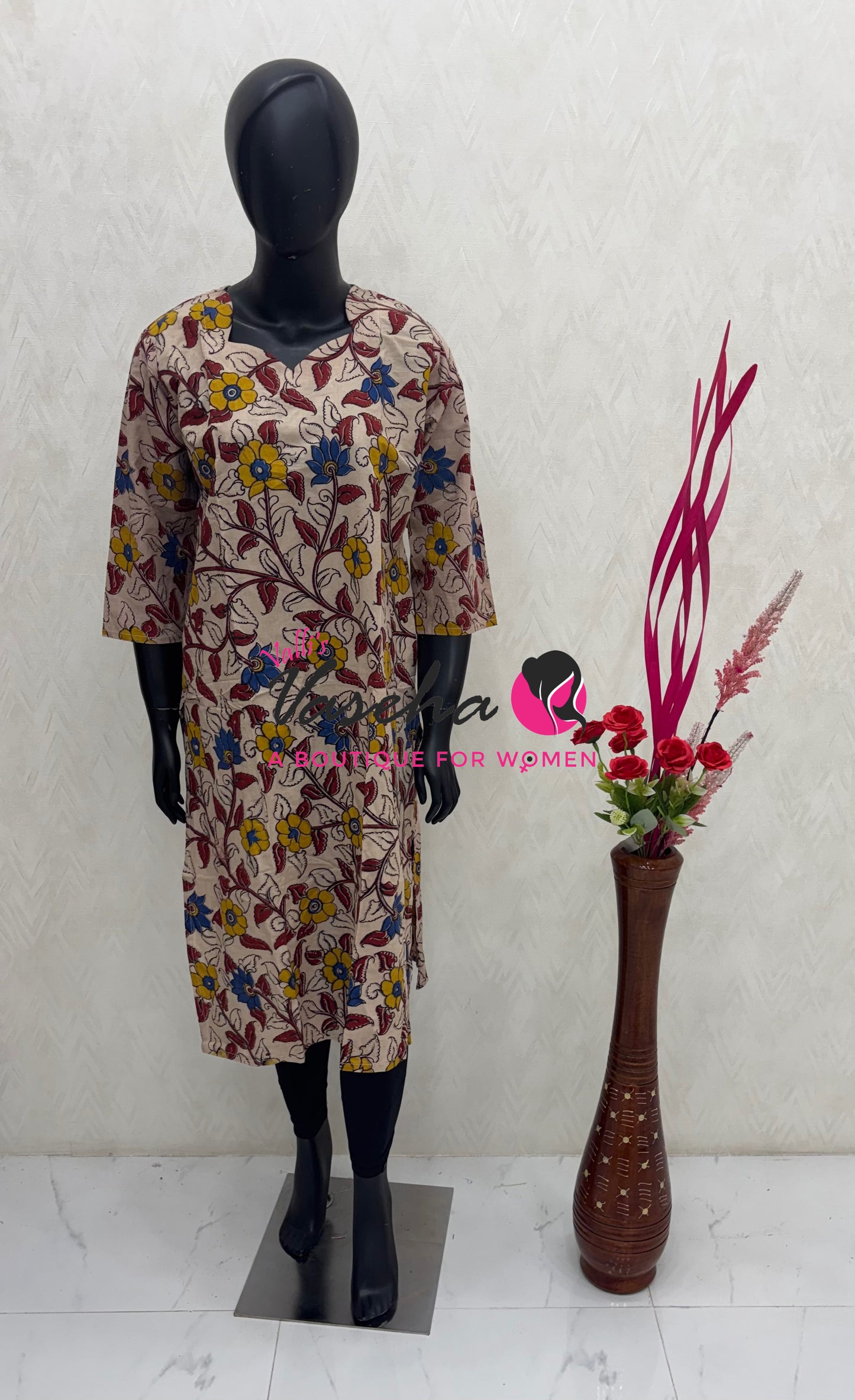 Ready Made - Kalamkari Kurti - VVRKK003