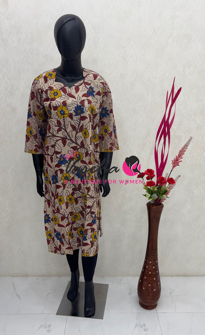 Ready Made - Kalamkari Kurti - VVRKK003
