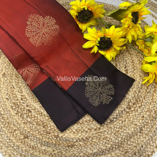 Half Mix - Pure Soft Silk Saree - VVPSS030