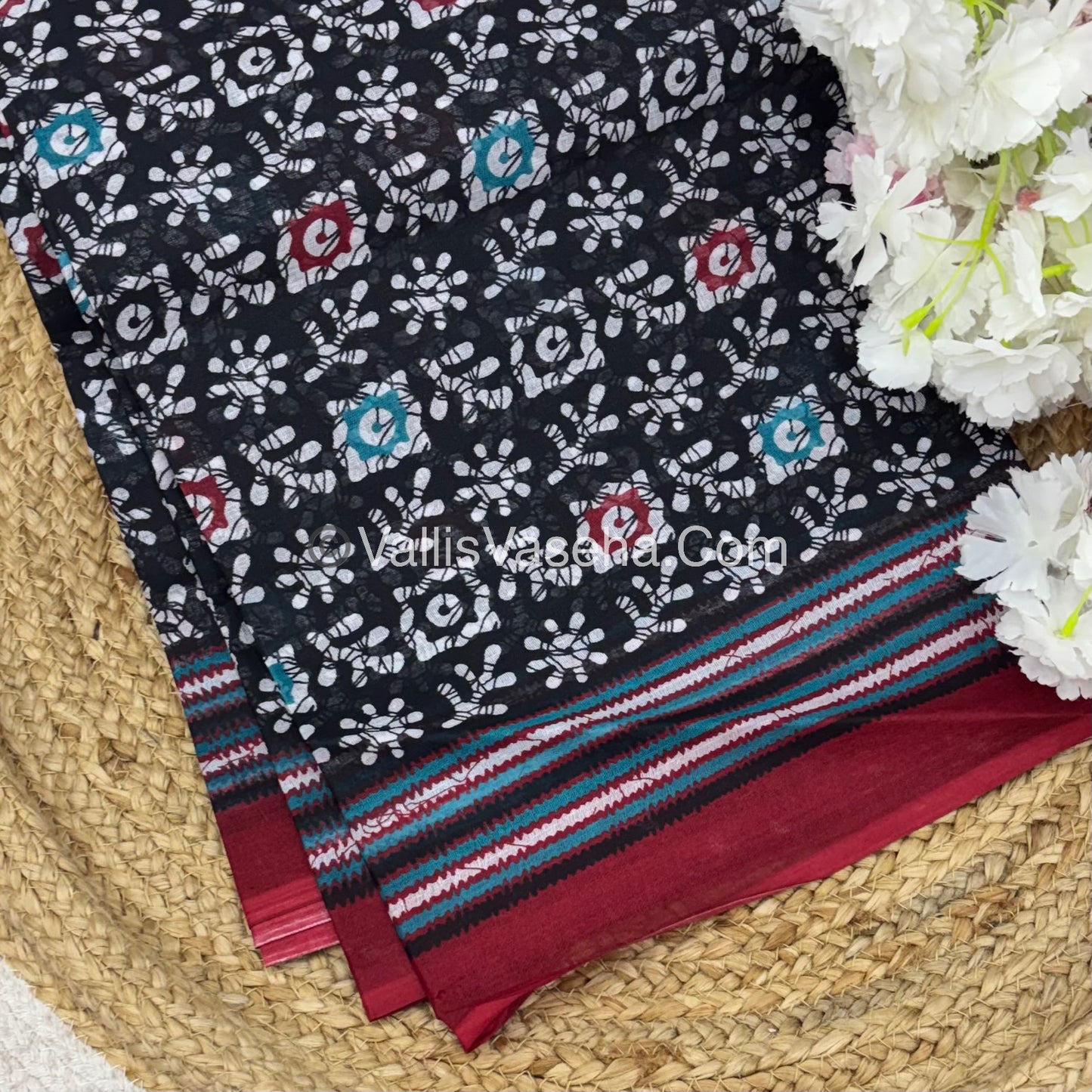 Pure Cotton Voile Saree | VVPVC003