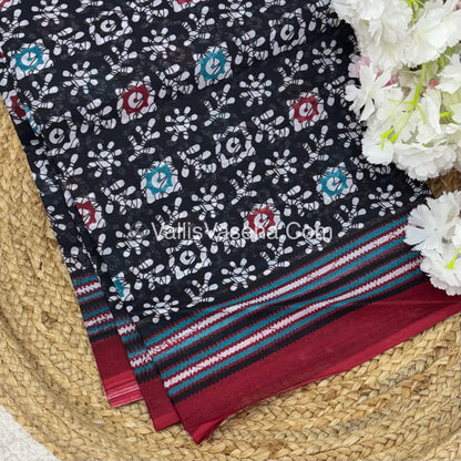 Pure Cotton Voile Saree | VVPVC003