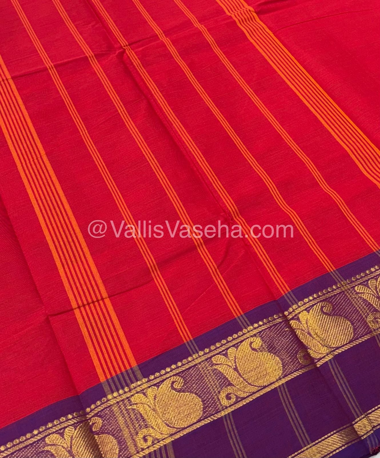 Kanchi Cotton Saree - VVKCS016